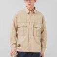 thumbnail image 5 of Tawop Long Sleeve Shirts for Men Vintage Casual Shirts Pocket Button-Up Shirts ,Size XL, 5 of 9