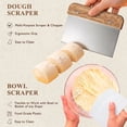 thumbnail image 6 of Sourdough Starter Kit, Bread Proofing Basket with Glass Sourdough Starter Jar, Sourdough Bread Baking Supplies, 9'' Round Bread Proofing Basket, for Bread Making Baking Fermentation, 6 of 8