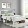 thumbnail image 4 of Metal Bed Frame with Vintage Headboard, Modern Platform Bed Frame, Queen Size, 4 of 7