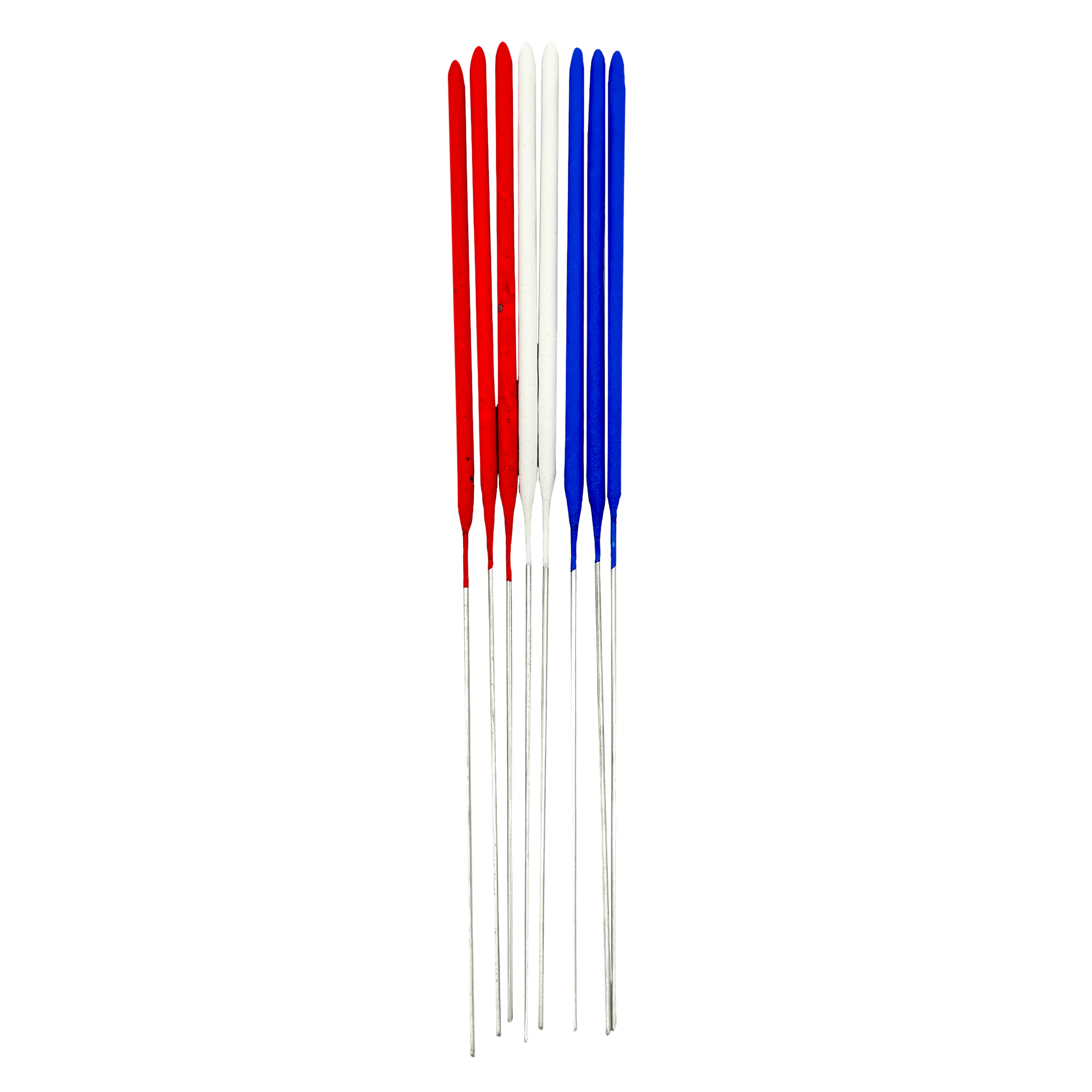 TNT Fireworks, Red White and Blue Dipped Sparklers 12 Pack, Gold Sparks, 96 Total Sparklers per order, Party