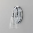 thumbnail image 4 of Ava 1 - Light Polished Chrome Chrome Incandescent Glass And Steel Wall Sconce, 4 of 5