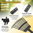 thumbnail image 6 of 11-Tine Leaf Rake, 60-inch Heavy Duty Metal Garden Rake for Lawns & Yards – Small Rake Head, 6 of 8