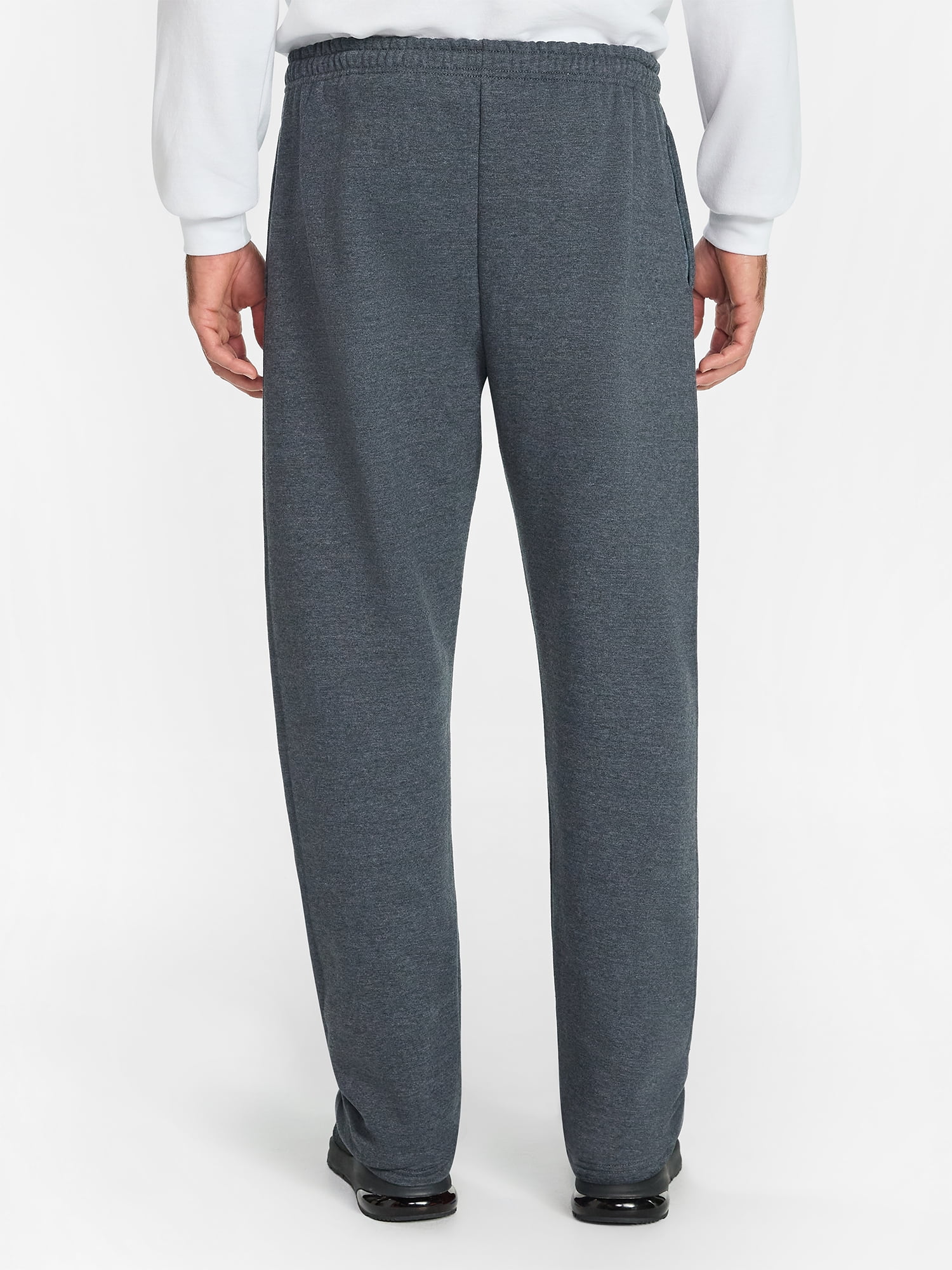 Athletic Works Men's Open Bottom Sweatpants, Sizes S-2XL