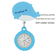 thumbnail image 5 of Reloj de enfermera elástico de goma suave con personaje de dibujos animados, reloj de bolsillo con forma de doctor y enfermera, 5 of 5