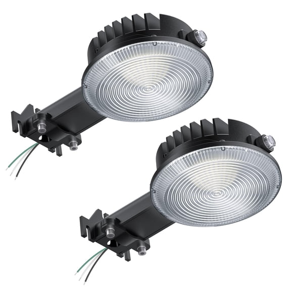 Olafus 170W LED Barn Light 2 Pack, Dusk to Dawn Outdoor Lighting with Photocell, 22000LM Brightness Area Street Outdoor Lights Fixture, IP65 Waterpro