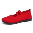 thumbnail image 1 of Casual Slip On Shoes Breathable Mesh Upper Summer Fashion Solid Color Comfortable Flat Loafers, 1 of 6