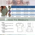 thumbnail image 4 of Summer Tops, Women Blouses, Ladies Summer V Neck Loose Blouse Casual Short Sleeve Top for Women - Stylish and Comfortable Design for Everyday Wear, 4 of 7