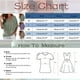 thumbnail image 5 of Blusa de manga corta con cuello en V de algodón y lino para mujer - Top informal holgado - Cierre con botones y mangas enrollables para primavera/otoño, 5 of 7