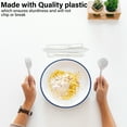thumbnail image 6 of MT Products Disposable Plastic Cutlery Set – Individually Wrapped Silverware Utensil Sets - Pack of 50, 6 of 10