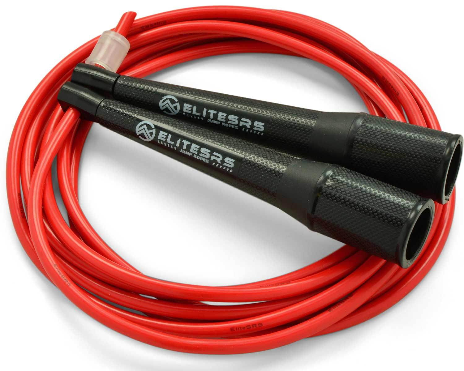 EliteSRS, Boxer 3.0 Adjustable Jump Rope for Fitness & Training Red