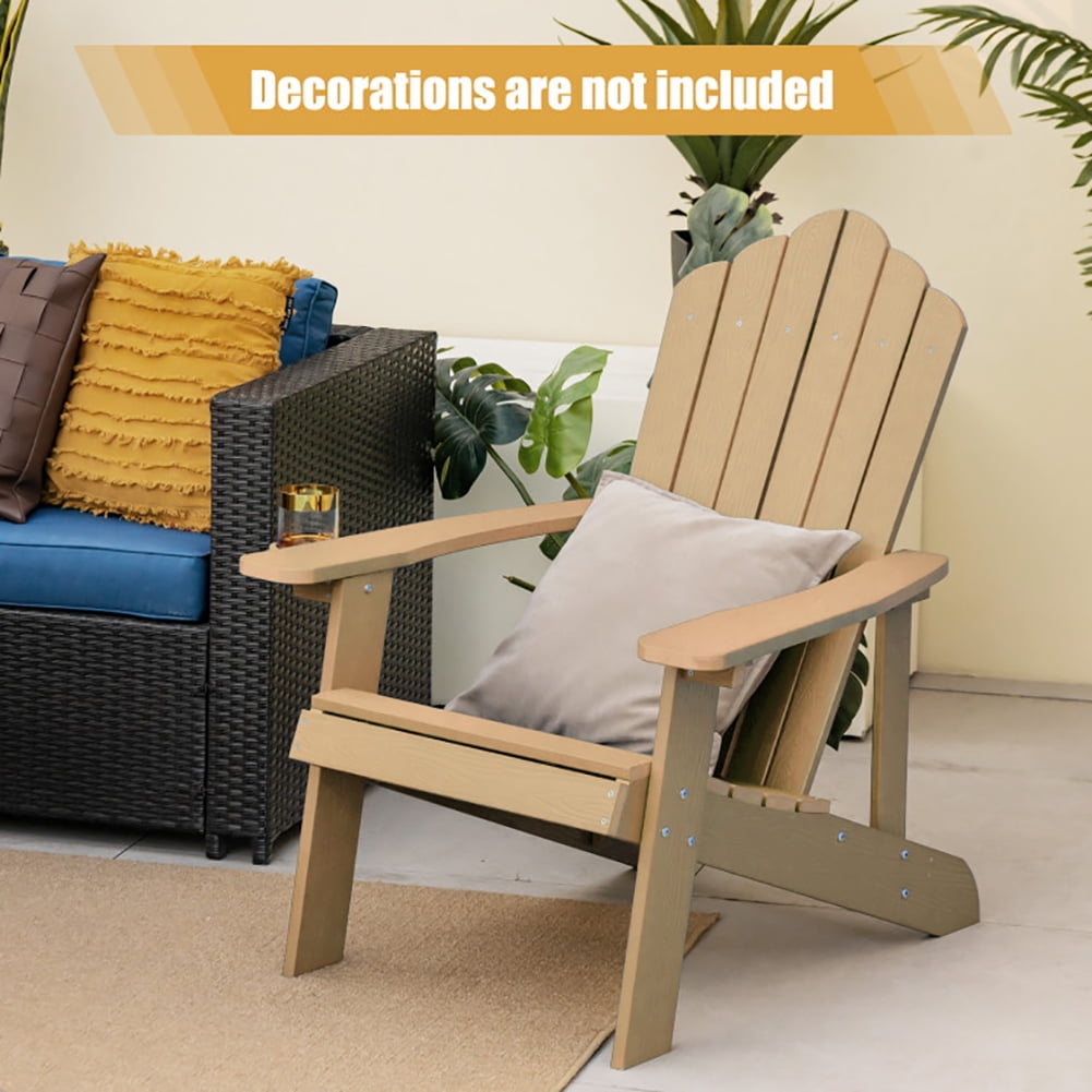 Aimee Lii Weather Resistant Outdoor Chair with Cup Holder, Outdoor Patio Furniture, Coffee Aimee Lii Weather Resistant Outdoor Chair with Cup Holder, Outdoor Patio Furniture, Coffee