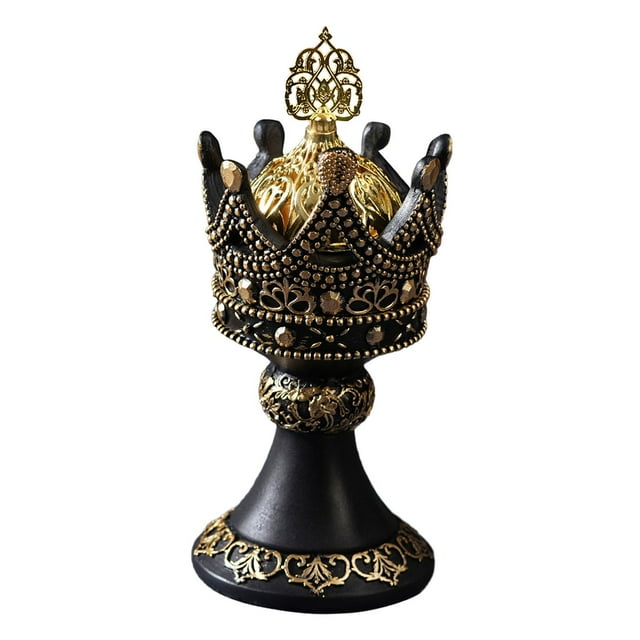 Porta incienso para conos con tapa, antiguo, elegante, moderno, decorativo. negro