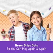 Kinetic Sand Scents, Ice Cream Treats Playset with 3 Colors Scented Play Sand & 6 Tools, Sensory Toys, Holiday Gifts & Stocking Stuffers for Kids Ages 3 and up