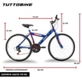 thumbnail image 4 of Bicicleta Montaña Rodada 26 18 Velocidades Starbike Bicicleta Rodada 26 Bicicleta Deportiva Rodada 26-18 Velocidades Urbana Bicicletas Ciclismo Deportiva Bicicletas Rodada 26 Monk Starbike MTB, 4 of 9