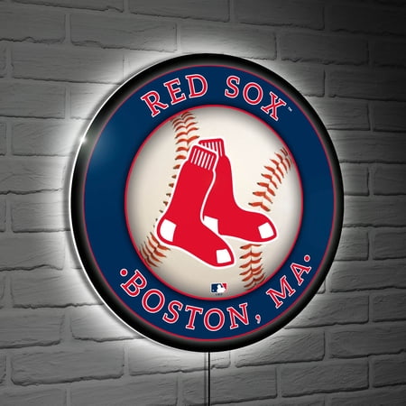 Boston Red Sox LED XL Round Wall D-cor