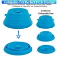 thumbnail image 3 of 5 Star Super Deals Collapsible Silicone Magnetic Anti-Splatter Microwave Cover 2 Count, 3 of 9