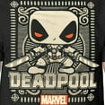 thumbnail image 3 of Marvel Collector Corps Deadpool Men's Black/Gray Short Sleeve T-Shirt (Medium), 3 of 3
