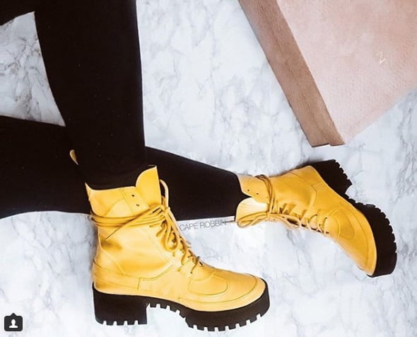 lug sole ankle boots bcbg