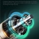 thumbnail image 3 of Masajeador de tejido profundo, 8 cabezales, 32 modos de vibración, bajo nivel de ruido, Reduce el dolor, máquina de masaje muscular de alta frecuencia, 3 of 8