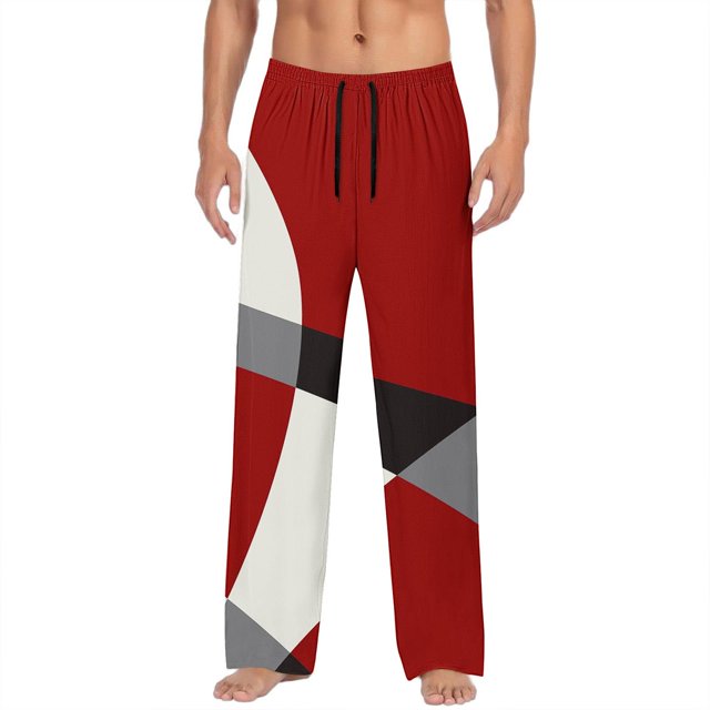 Weiqiqre Work Pants for Men Bottoms Elastic Waist Drawstring Fallow Sleep Lounge Pants,Size XL