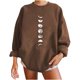 thumbnail image 5 of Sudadera Para Mujer Sudaderas de Otoño Estampado Suelto Cuello Redondo Manga Larga Fleece Jersey de Gran Tamaño Odeerbi ODB171728, 5 of 9