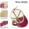 thumbnail image 7 of Wuqi It's Almost As Hot As My Husband Hats for Womens Fashion Washed Distressed Baseball Cap, 7 of 7