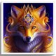 thumbnail image 1 of Cuadros Decorativos 5D bricolaje ronda completa taladro diamante pintura Fox Kit arte decoración del hogar (A7079) Wdftyju embutido en tela, 1 of 9