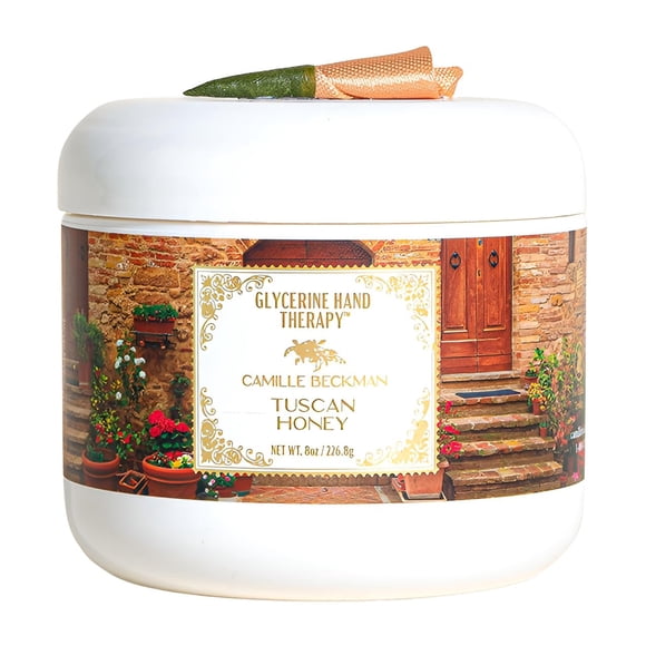 Crema de manos Camille Beckman con glicerina y miel toscana 240 ml