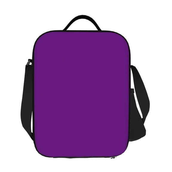 Ratiio Purple Print Lunch Box - Reusable Lunch Bag Men Adult Women- Insulated LunchBox