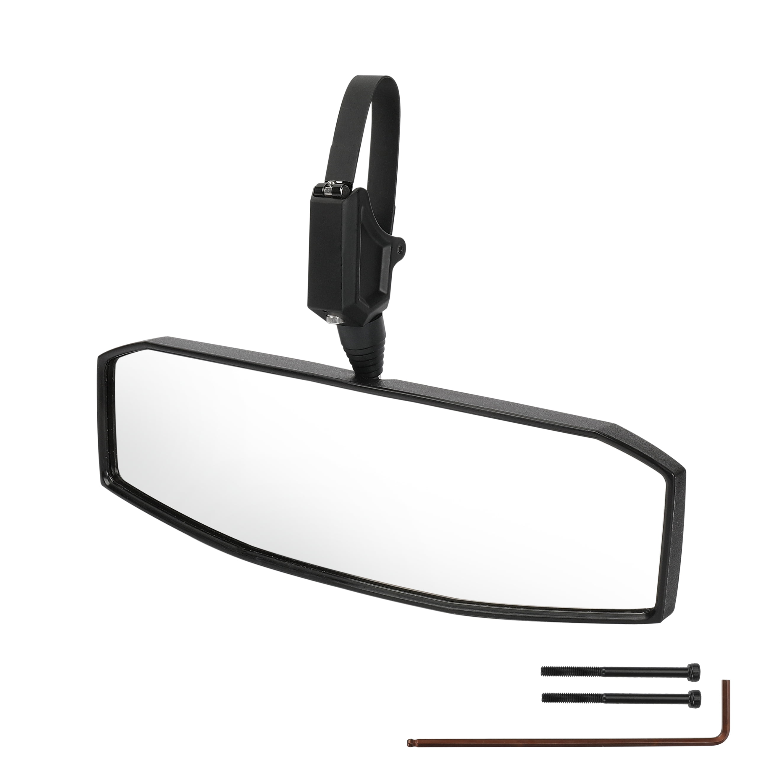 Auto Drive UTV Off-Road Rear View Mirror, Black, Utility Task Vehicle
