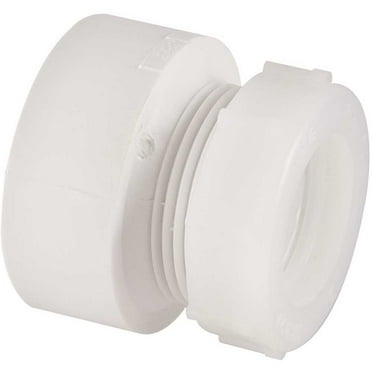 NIBCO C48017HD112114 COPY 0 1-1/2 in. x 1-1/4 in. PVC DWV Hub x Slip-Joint Trap Adapter
