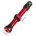 thumbnail image 2 of Soimiss Aluminum Tire Air Valve Stem Cover for Bike Tubeless Tires Easy to Install Red, 2 of 8