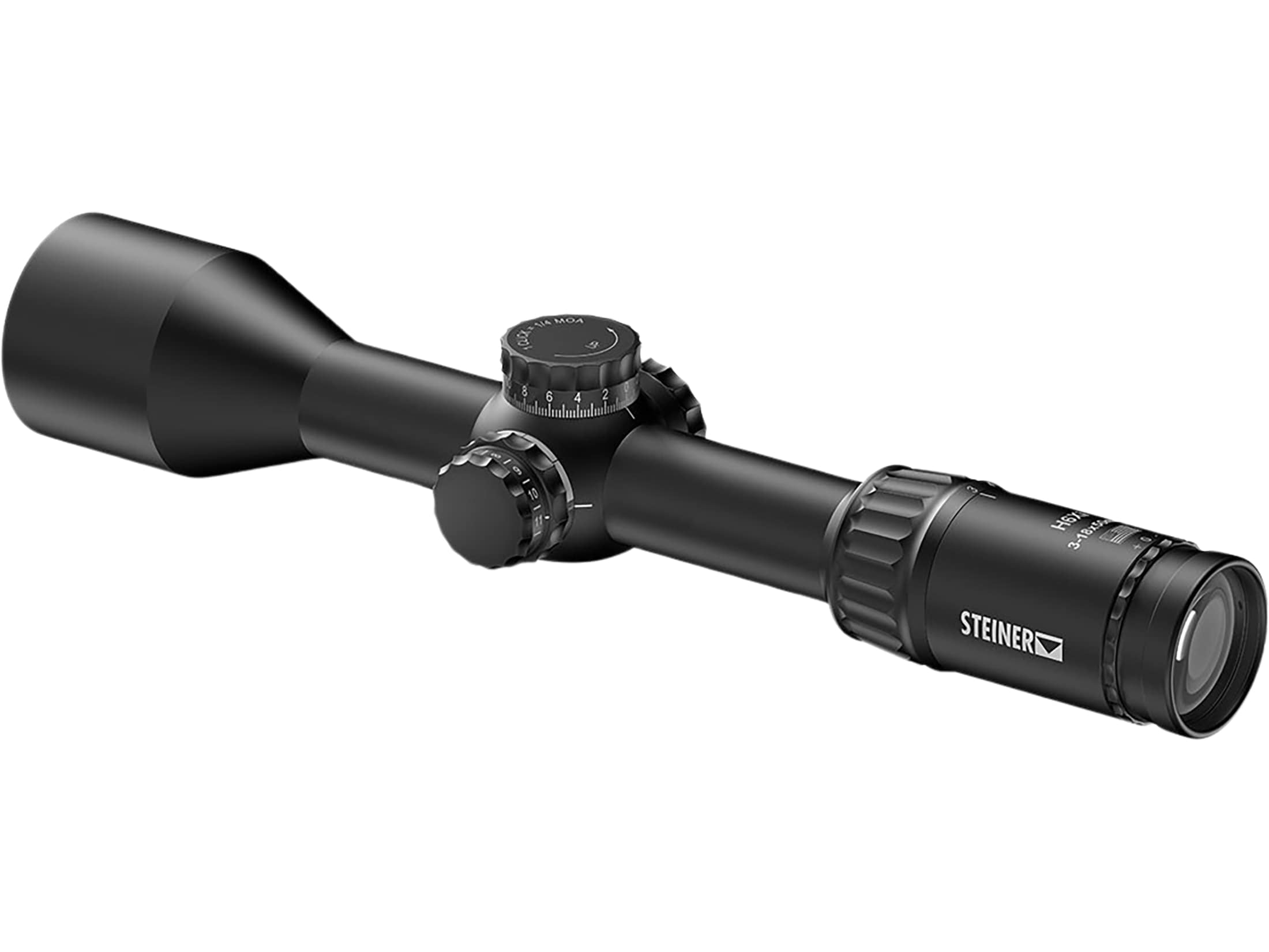 Steiner H6Xi Rifle Scope 30mm Tube 3-18x 50mm Illuminated STR-MIL Reticle Matte Black