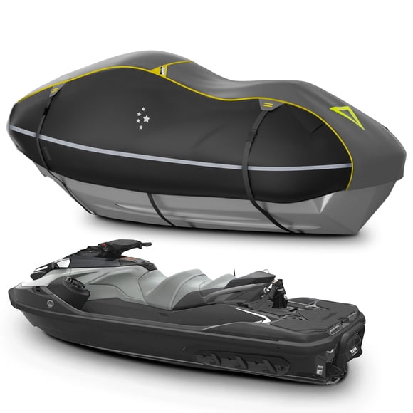 Funda para moto acuática LIBZAKI PWC de 2 a 3 asientos, impermeable, 600 D, UV, 112 a 135 cm