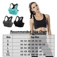 thumbnail image 7 of GLUAAE 3 Pack Women Racerback Sports Bras High Impact Workout Yoga Gym Activewear Fitness Bra - XL, 7 of 7