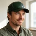 thumbnail image 4 of bestolf Baseball Hat Soft Top Washable Casual Cap Lightweight Adjustable Fit Baseball Cap (Dark Brown ), 4 of 8