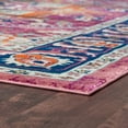 thumbnail image 5 of Transitional 2x10 Area Rug (2'3'' x 10') Oriental Purple, Orange Indoor Runner Easy to Clean, 5 of 8