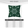 thumbnail image 4 of ZICANCN Decorative Throw Pillow Covers , Spiders Background Spider Web Couch Sofa Decorative Knit Pillow Covers for Living Room Farmhouse 16"x16", 4 of 8