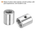 thumbnail image 4 of Unique Bargains Round Coupling Nut M10 to M8 Adapter Screw Thread Convert Sleeve Connector Rod Bar Stud Tube Nut Silver 10 Pack, 4 of 4