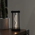 thumbnail image 4 of pstuiky Luz nocturna rectangular distintiva de línea curva avanzada luz USB para el hogar dormitorio escritorio ambiente de alta gama luz nocturna pequeña, 4 of 7