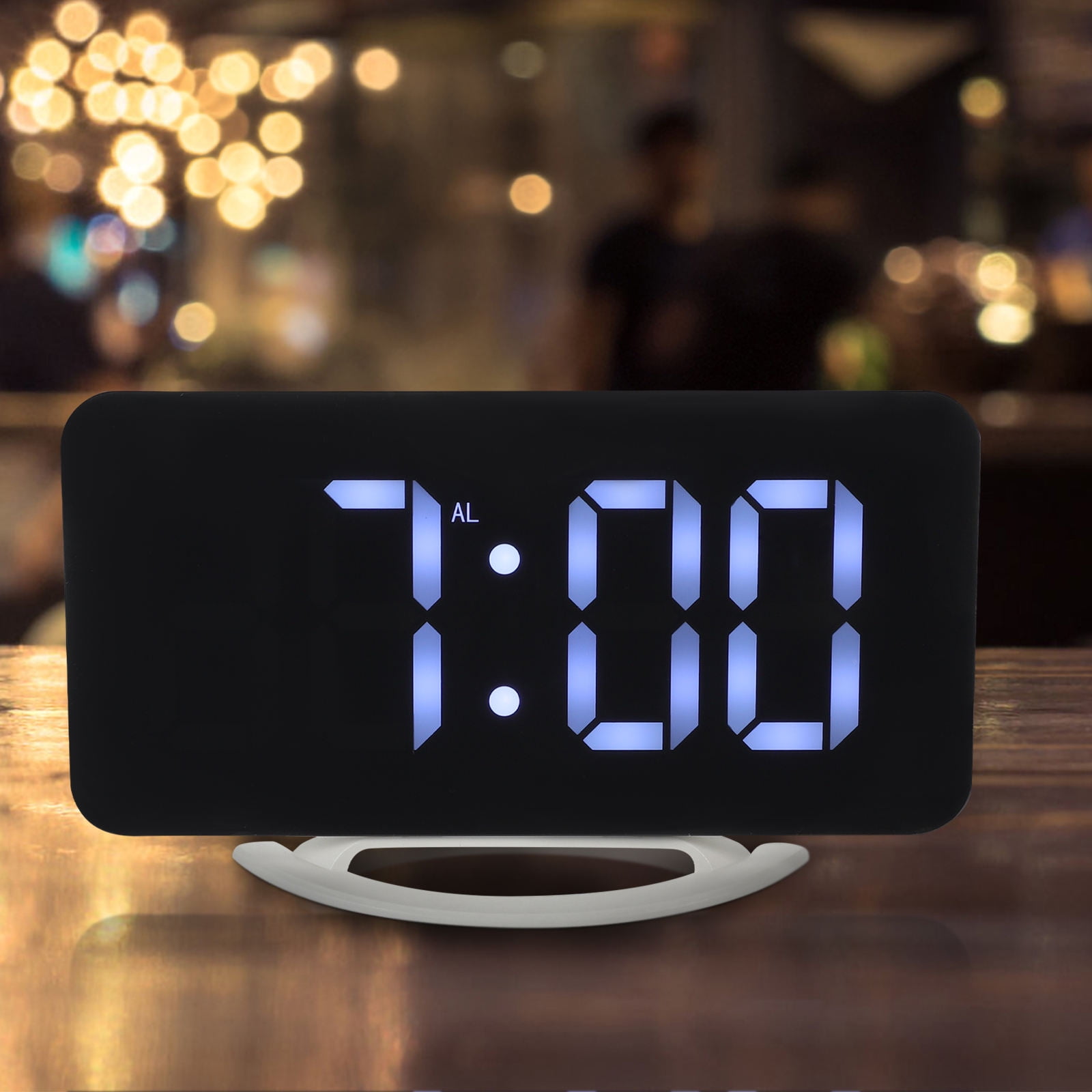 AURARMLET Loud Vibrating Alarm Clock with Clear Digits for Bedroom and Office