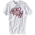 thumbnail image 1 of Aeropostale - Camiseta gráfica para hombre Est 87, color blanco, XS Aeropostale Camiseta gráfica, 1 of 1