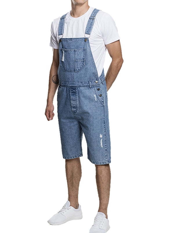 distressed mens overalls
