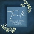 thumbnail image 2 of Allen, Kimberly 26x26 Black Ornate Wood Framed with Double Matting Museum Art Print Titled - Faith Makes All Things, 2 of 4