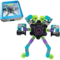 thumbnail image 1 of "Deformable Fidget Spinner - Decompression Fingertip Spinner, Children's Unique DIY Chain Cool Fidget Robot, Stress Relief & Anti Anxiety Toys for Adul"Blue, 1 of 5