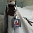 thumbnail image 3 of Draggin' Myself Out of Bed Dragon Stainless Steel 1oz Mini Flask Key Chain, 3 of 3