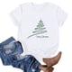 thumbnail image 1 of Puntoco Blusa de manga corta con estampado de moda para mujer, divertida camiseta de cuello redondo, 1 of 3