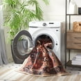 thumbnail image 4 of SAFAVIEH Journey Casey Oriental Machine Washable Area Rug, Ivory/Red, 4'4" x 6', 4 of 13
