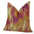 thumbnail image 1 of Plutus Olavanna Ikat Handmade Throw Pillow, (Double sided 18" x 18"), 1 of 2