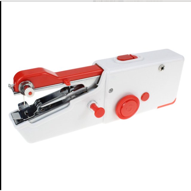 Máquina de coser portátil de mano para el hogar, minimáquina de sastre de bolsillo hecha a mano